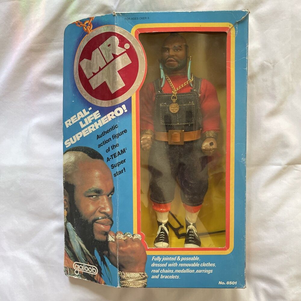 VINTAGE 1983 GALOOB A TEAM MR.T B.A. BARACUS ACTION FIGURE NRFB